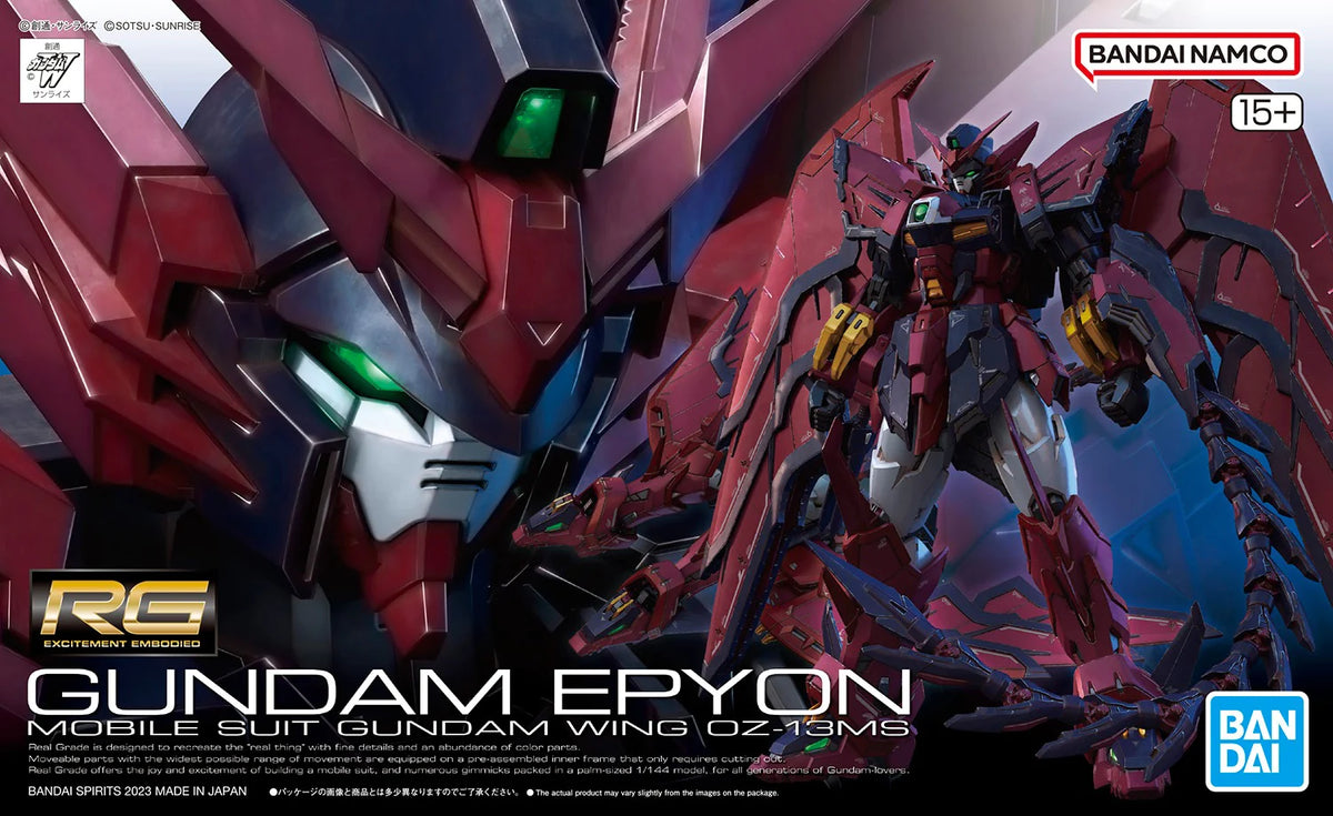 ロボット RG WING GUNDAM ZERO EW & GUNDAM EPYON Bandai Hobby #17 RG Wing Gundam Zero EW Model Kit (1/144