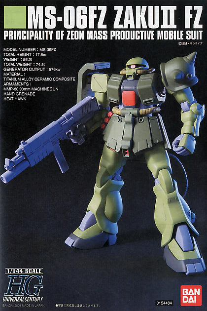 HGUC #87 Zaku II FZ 1/144 – Toronto Gundam