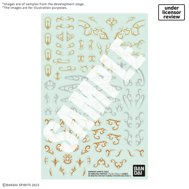 *PREORDER ITEM ETA Q2-Q3 2027 *30 MINUTES FANTASY FLEXIBLE STICKERS MULTIUSE ①