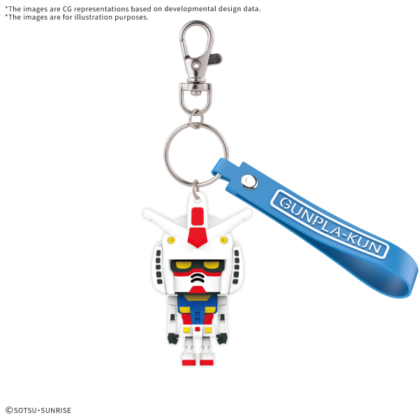 *PREORDER ITEM ETA MAY-JUNE 2025* GUNPLA-KUN 3D RUBBER MASCOT KEYCHAIN