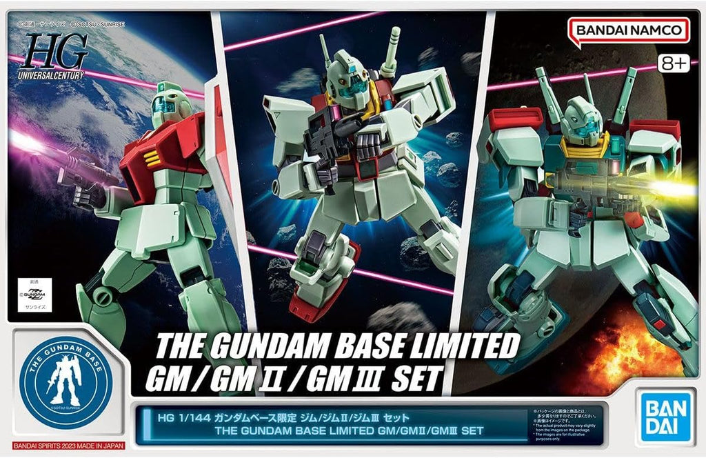 HG The Gundam Base Limited GM/GMII/GMIII Set 1/144