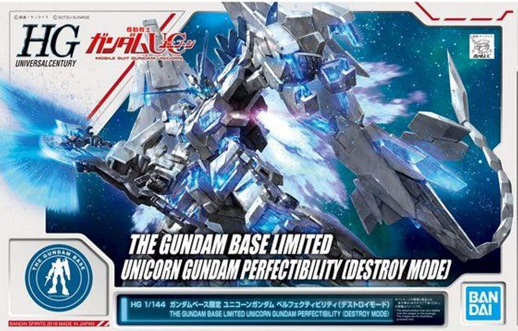 HG The Gundam Base Limited Unicorn Gundam Perfectibility (Destroy Mode) 1/144