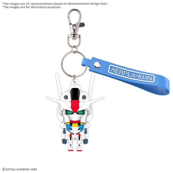 *PREORDER ITEM ETA MAY-JUNE 2025* AERPLA-KUN 3D RUBBER MASCOT KEYCHAIN