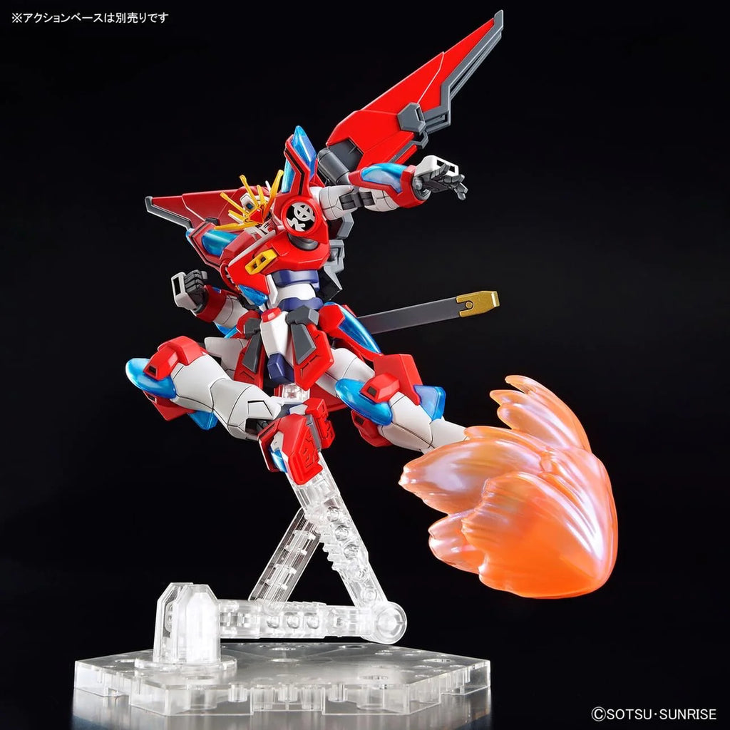 Gundam Arcane & Build Burning Gundam 3点 HG 1/144 SBG-E01 Shin Burning Gundam | Bandai Gundam Gunpla