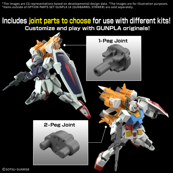 OPTION PARTS SET GUNPLA 14 (GUNBARREL STRIKER) – Toronto Gundam
