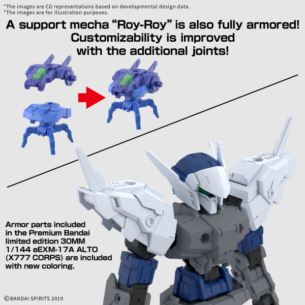 30MM 1/144 eEXM-17FA FULL ARMOR ALTO – Toronto Gundam