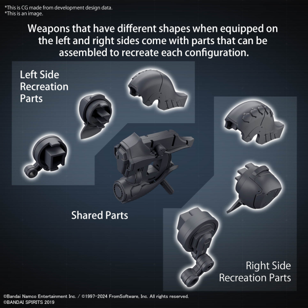 30MM OPTION PARTS SET ARMORED CORE Ⅵ FIRES OF RUBICON WEAPON SET