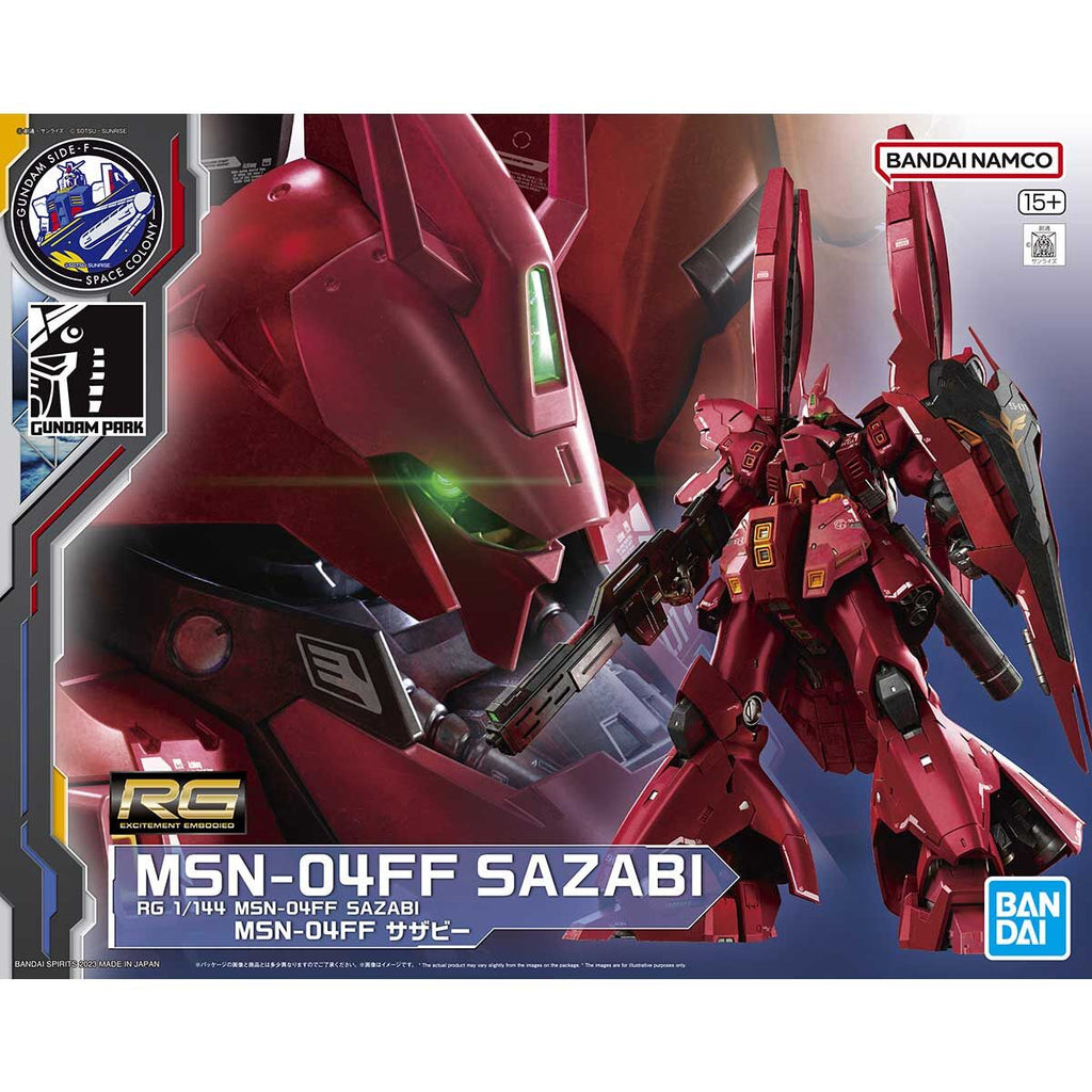 RG MSN-04FF SAZABI 1/144 (Gundam Base)