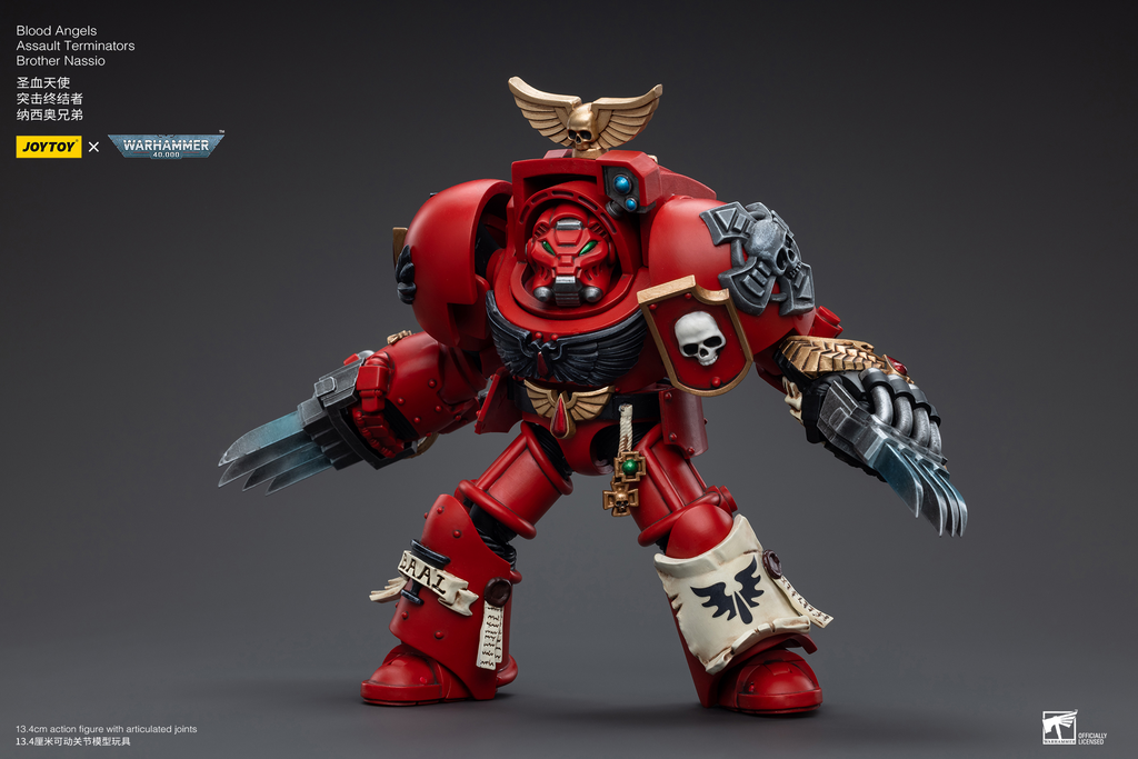 *PREODER ITEM ETA SEP-OCT 2023*Joy Toy Blood Angels Assault Terminators Brother Nassio