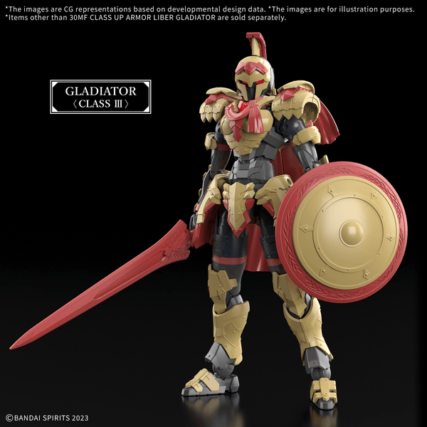 *PREORDER ITEM ETA Q3-Q4 2026 * 30MF CLASS UP ARMOR LIBER GLADIATOR