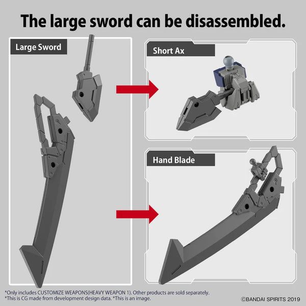 30MM CUSTOMIZE WEAPONS (HEAVY WEAPON 1)