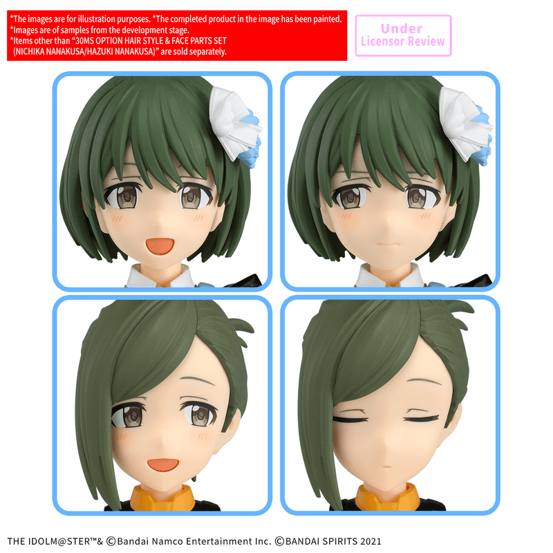 *PREORDER ITEM ETA Q2-Q3 2027 *30MS OPTION HAIR STYLE & FACE PARTS SET (NICHIKA NANAKUSA/HAZUKI NANAKUSA)