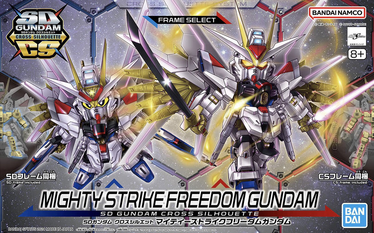 Bandai Hobby SD Zeta Gundam Modellino 8cm – Cross Silhouette, Assemblaggio Facile, Fucile E Scudo Inclusi