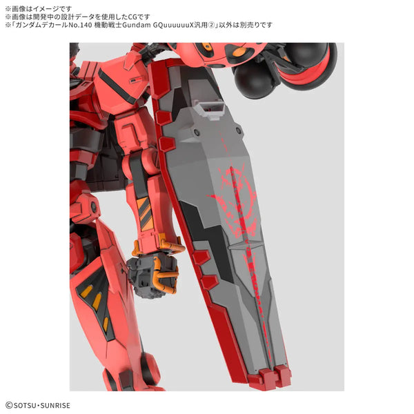 Gundam Decal No.140 Mobile Suit Gundam GQuuuuuuX General Purpose 2