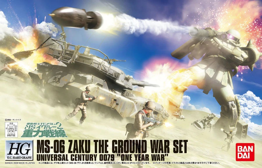 HGUC Zaku Ground Attack Set 1/144