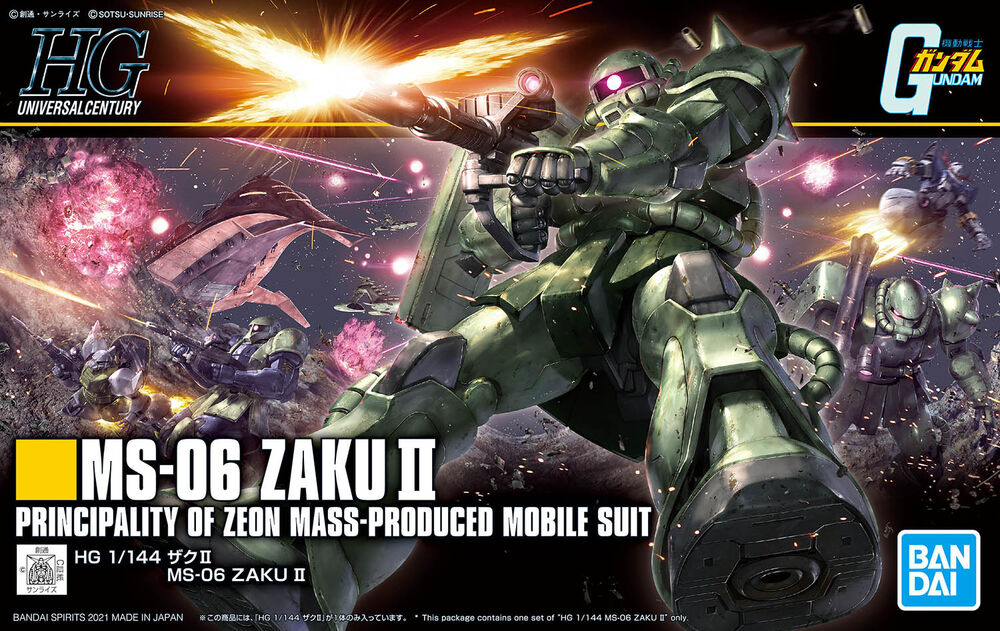 HGUC #241  MS-06 Zaku II 1/144