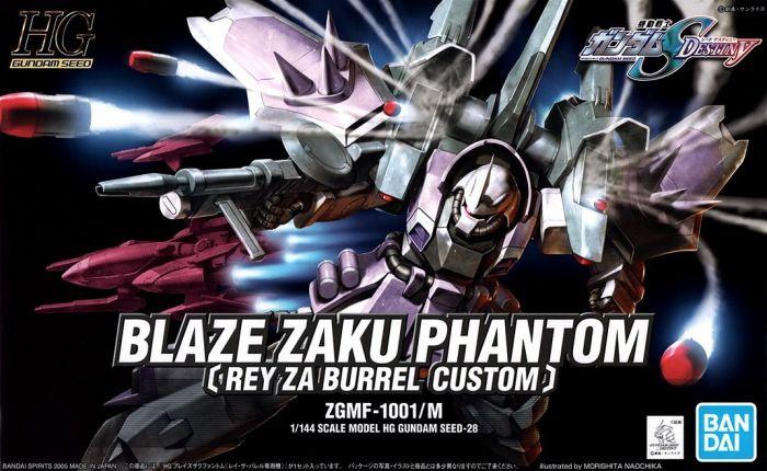 HGCE #28 Blaze Zaku Phantom (Rey Za Burrel Custom) 1/144