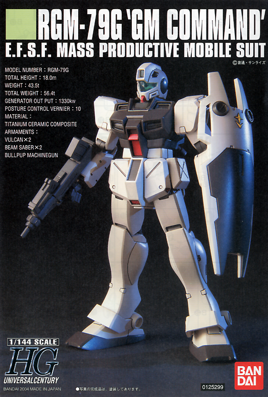 HGUC 1/144 #46 RGM-79G GM Command Colony Use