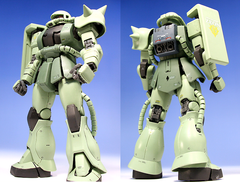 【MG】GUNDAM Ver2.0&ZAKU II Gundam MS-06F Zaku II Ver 2.0 MG Model Kit