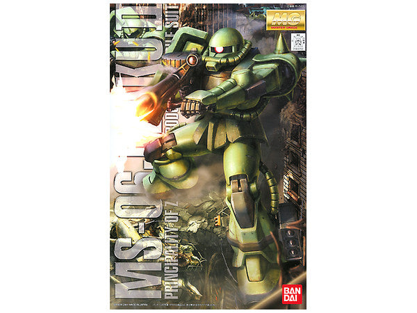 【MG】GUNDAM Ver2.0&ZAKU II Gundam MS-06F Zaku II Ver 2.0 MG Model Kit
